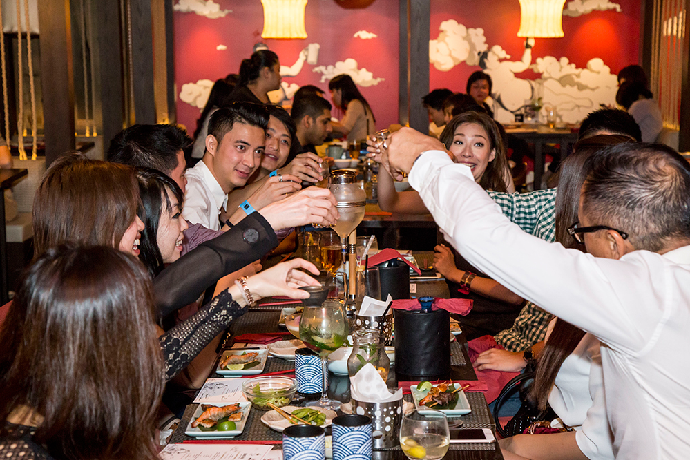 A dinner venue at CFFC 2015 event